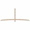 Ekena Millwork Bellingham Smooth Timber Gable Bracket, Douglas Fir, 108"W x 45"H x 1 1/2"D x 3 1/2"F, 10/12 Pitch GBW108X45X0204BEL00SDF - alternate 1